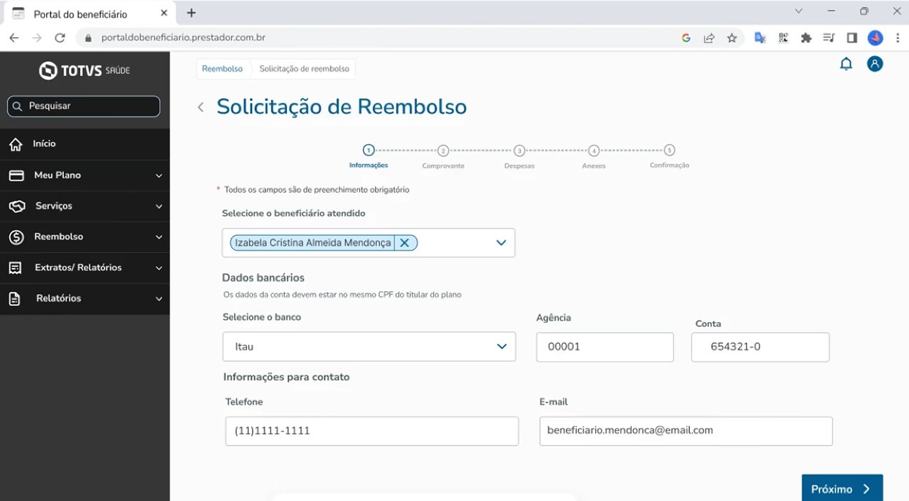 Portal após o redesign